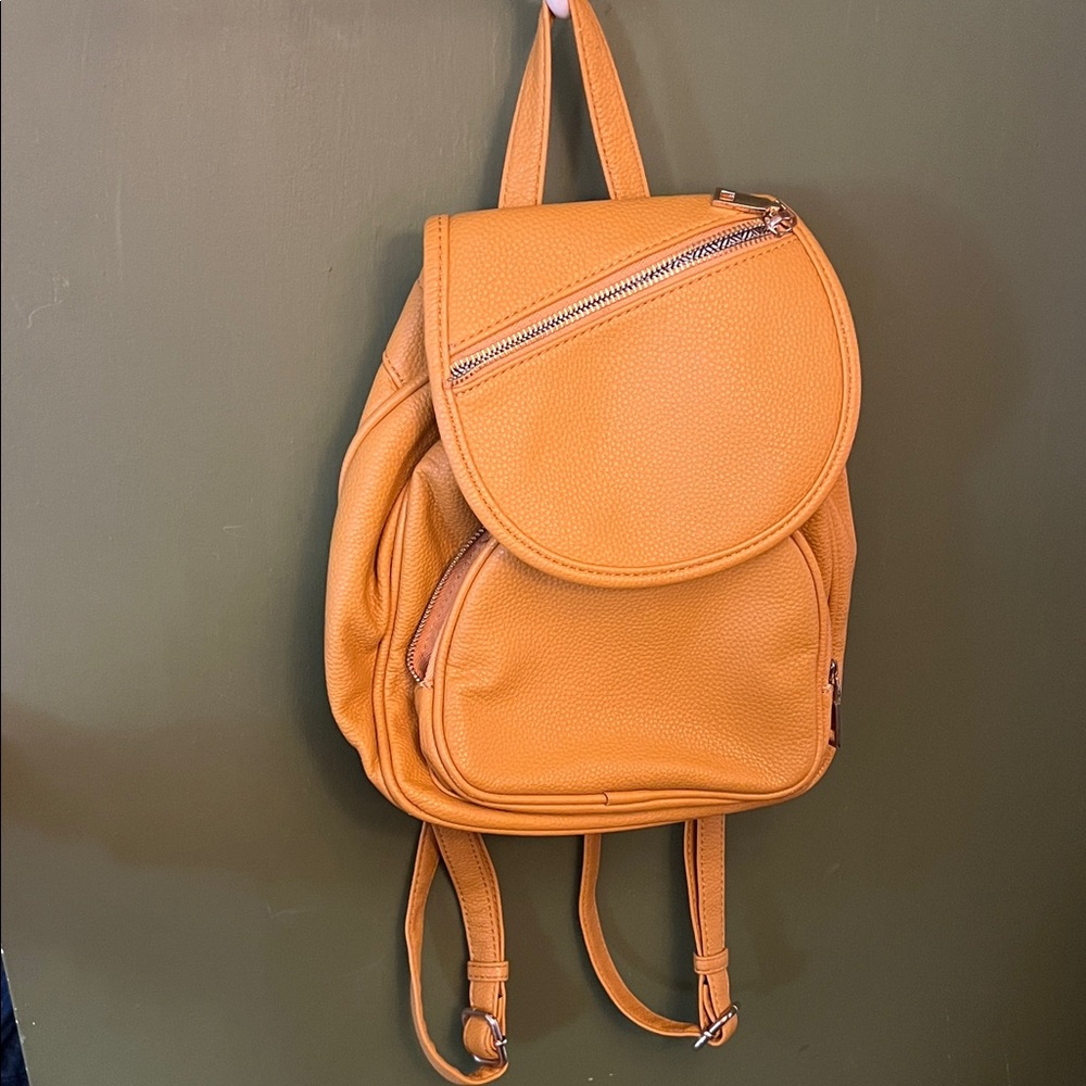 Stylish Mustard Yellow Purse Backpack for Women